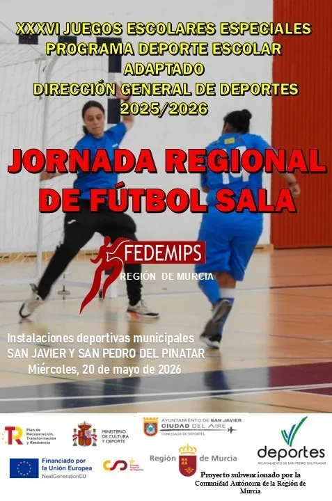 Jornada Regional de Fútbol Sala del Deporte Escolar